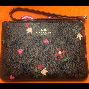 Authentic Coach Petal wristlet